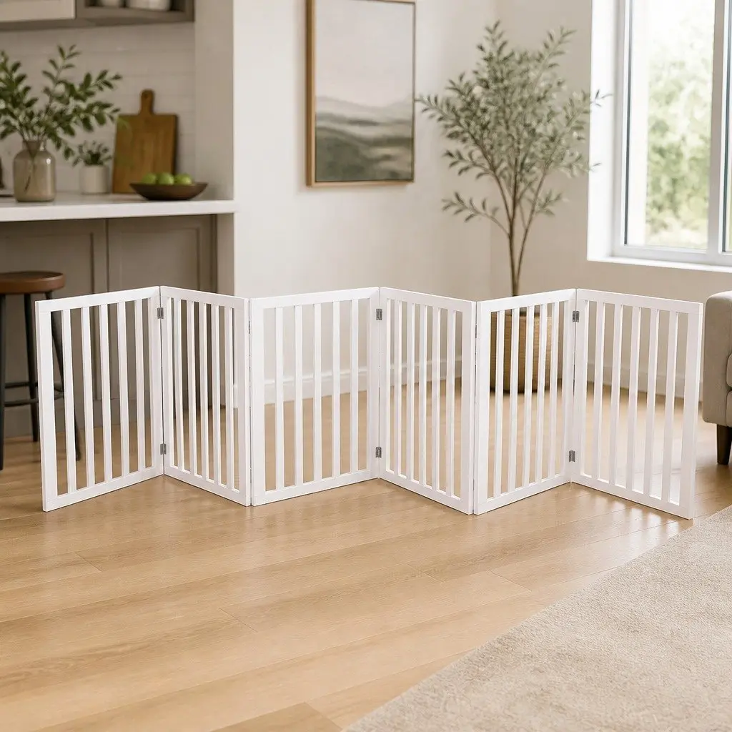 Foldable Wooden Pet Gate