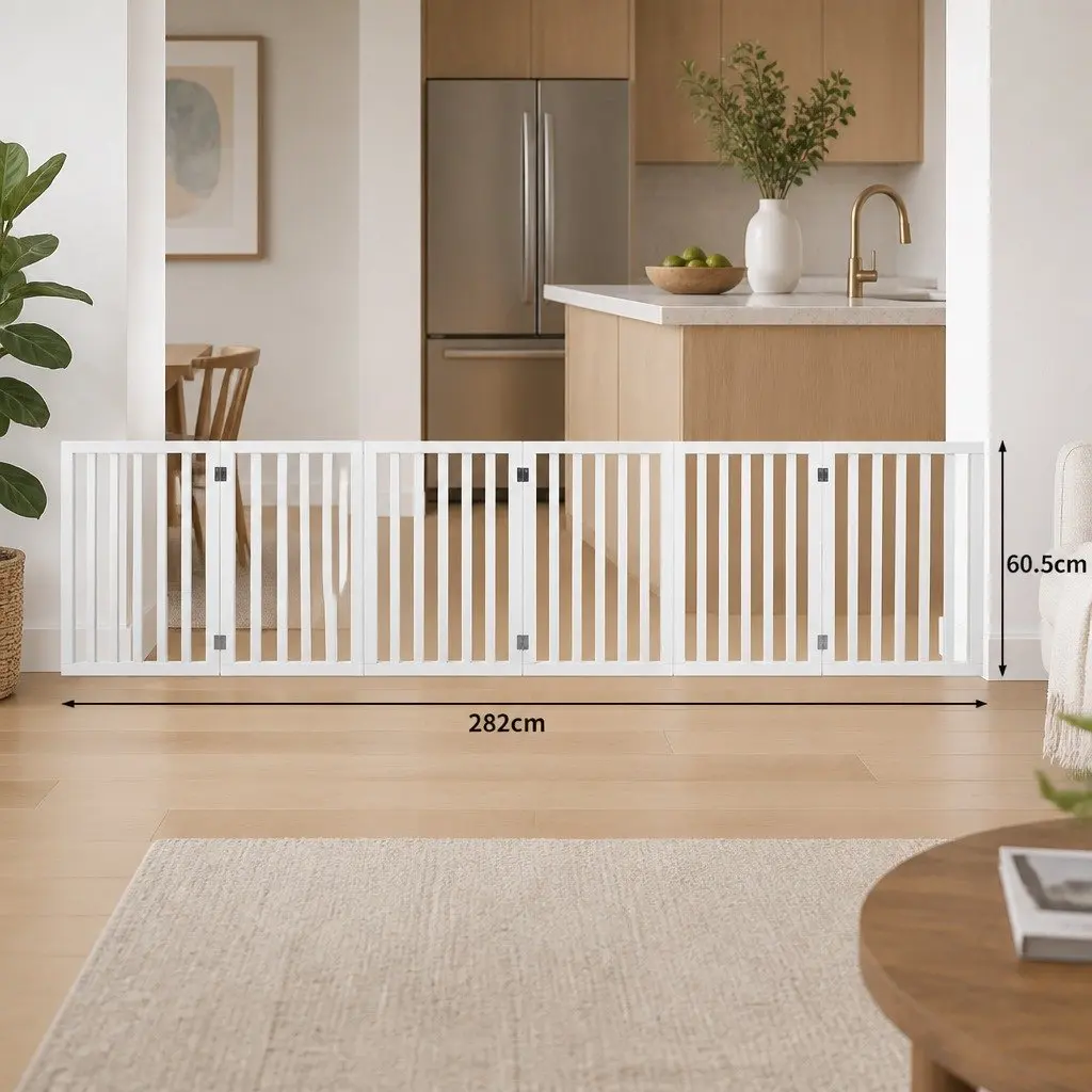 Foldable Wooden Pet Gate