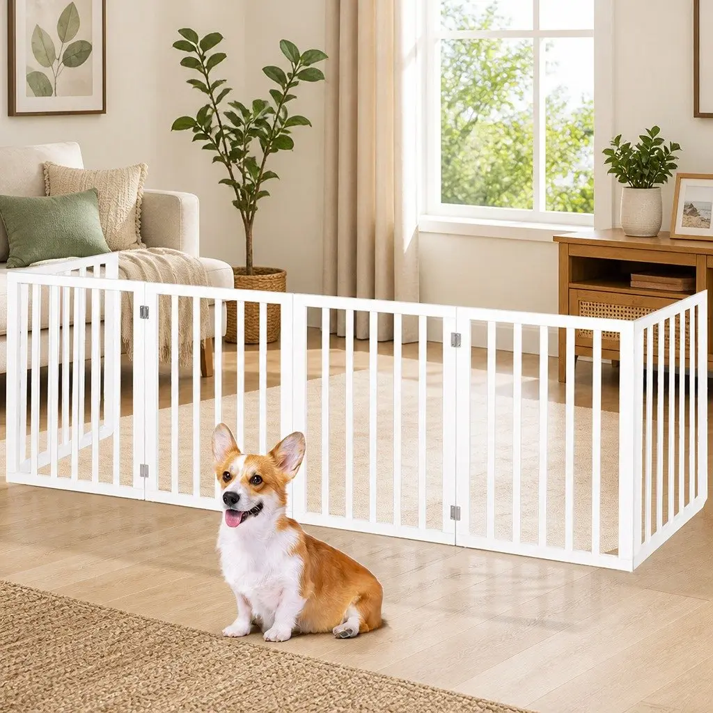 Foldable Wooden Pet Gate