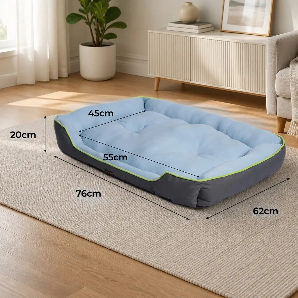 Pet Cooling Bed Self Cooling Fabric Medium 76cm x 62cm Machine Washable