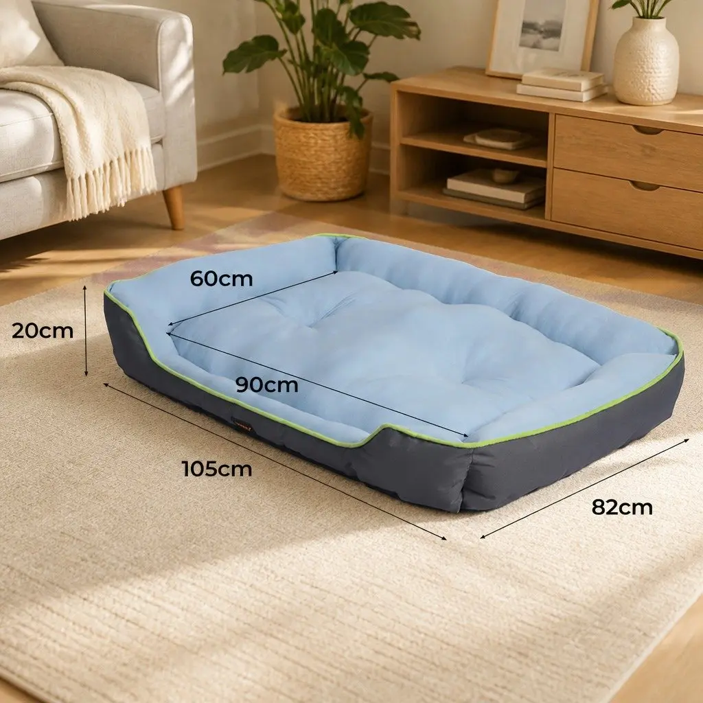 Pet Cooling Bed Self-Cooling Bolster X-Large