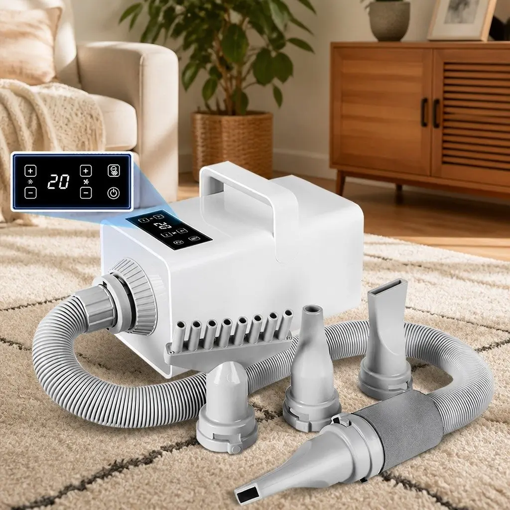 Pet Hair Dryer Anion Wind Control Adjustable Temperature 3200W