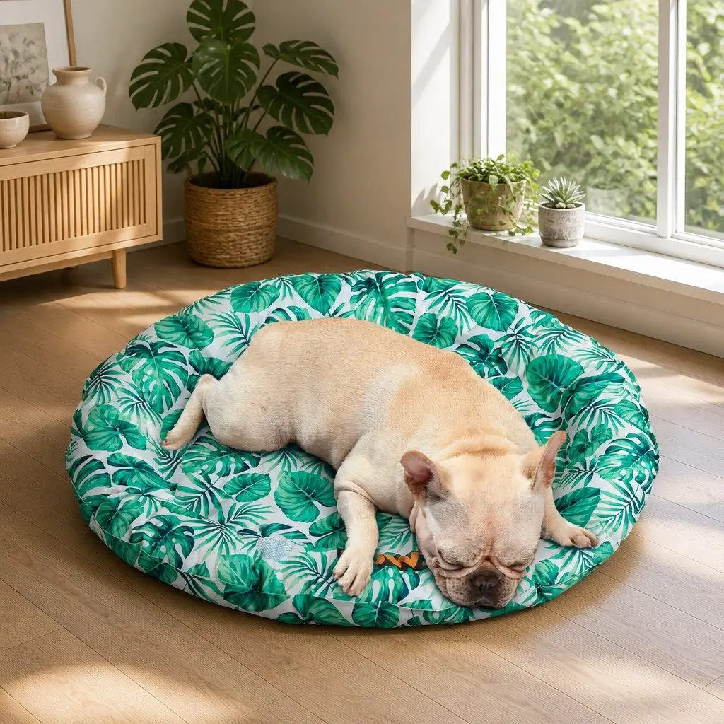 Pet Cooling Mat Self-Cooling Gel Large 60cm Bolster Bed