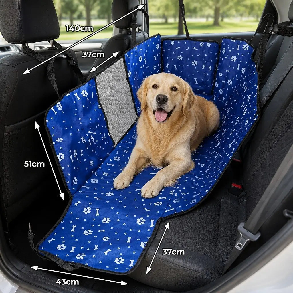 Pet Car Seat Cover Hammock Waterproof 140cm x 145cm