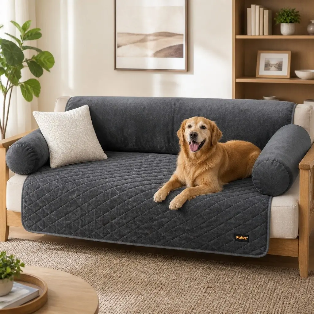 Pet Sofa Cover Large Anti-Slip Machine Washable Fleece