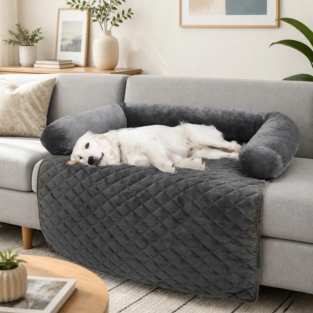 Pet Sofa Cover Large Anti-Slip Machine Washable Fleece