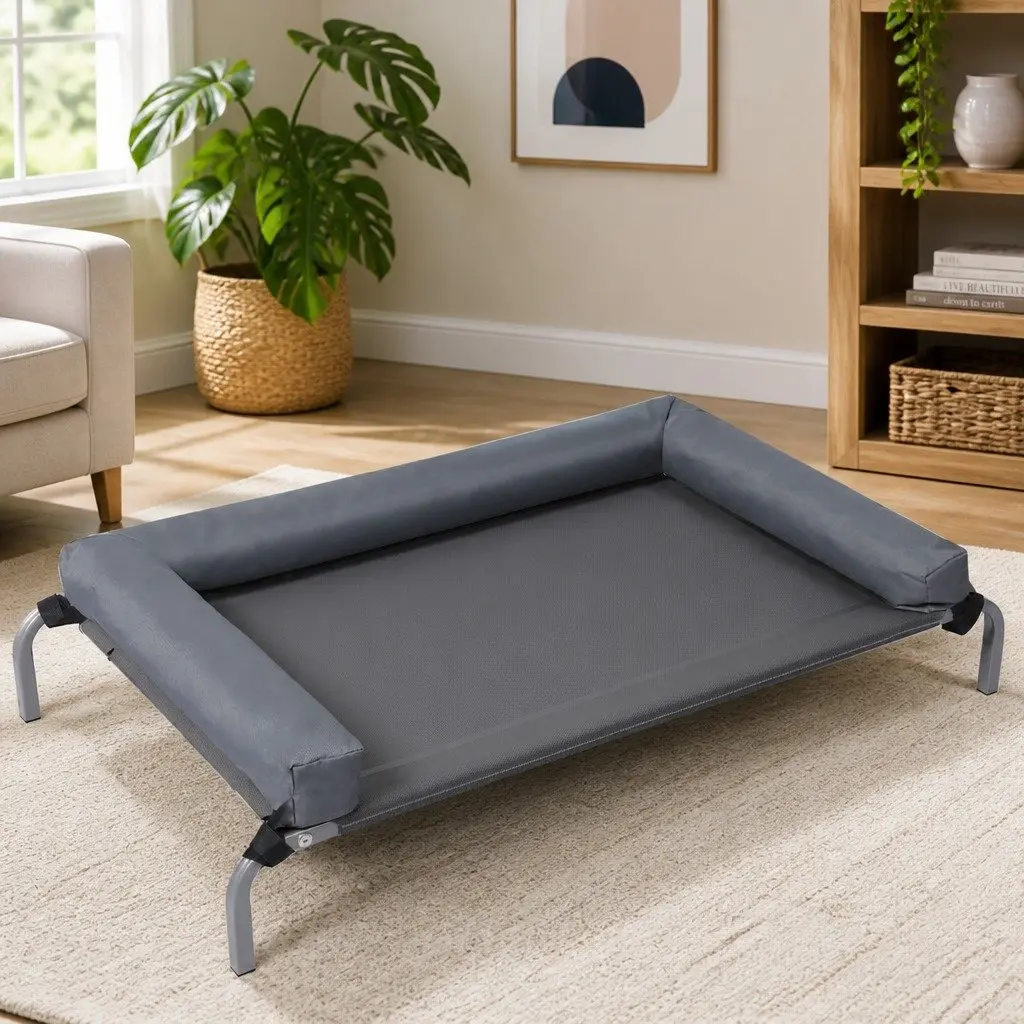 Elevated Pet Bed Dog Cat Puppy Trampoline Raised Outdoor Indoor Mesh Sleeping XL