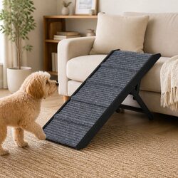 User-Friendly Adjustable Pet Ramp for Dogs