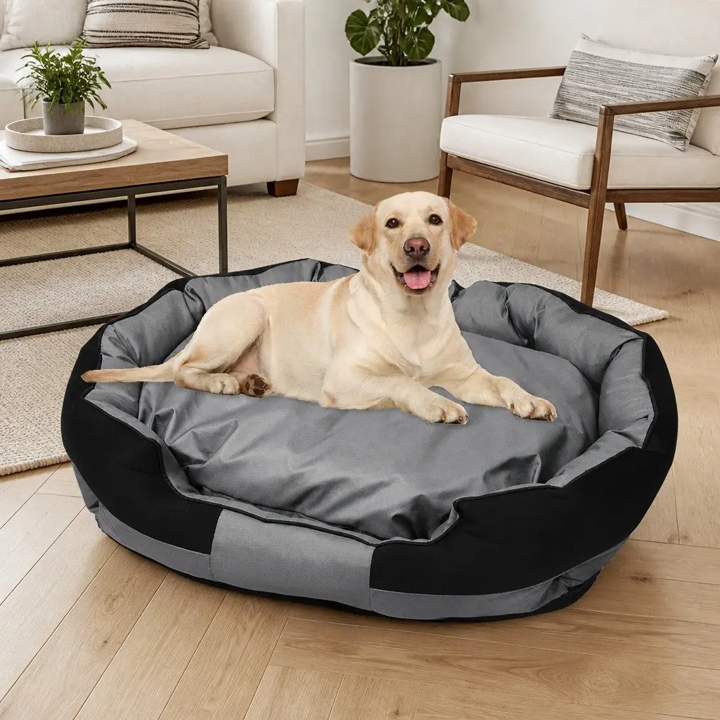 Large Waterproof Dog Calming Bed Removable Cover Orthopedic Memory Foam
