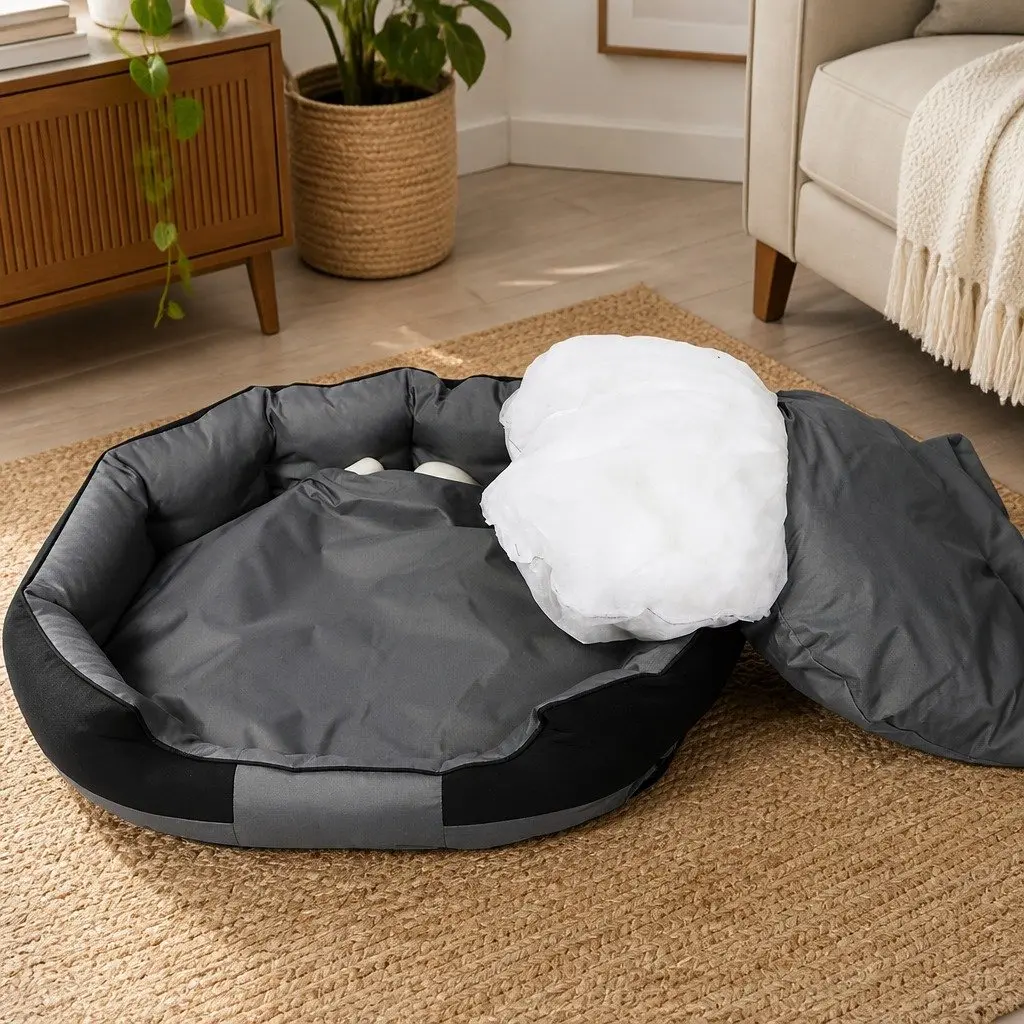 Orthopaedic Waterproof Pet Dog Calming Bed Medium Removable Cover Washable