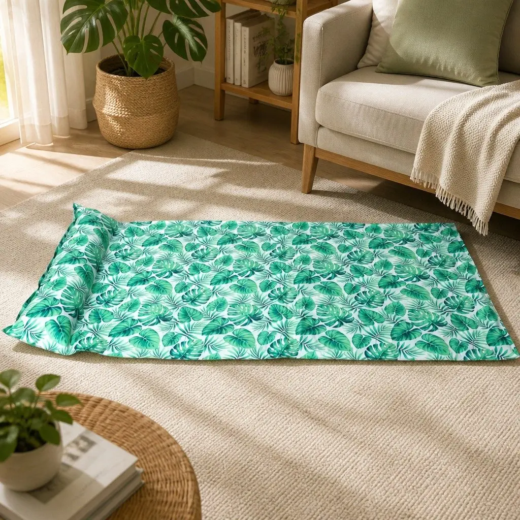 Pet Cooling Mat Cat Dog Gel Self-Cooling Bed Pillow Large Waterproof PVC