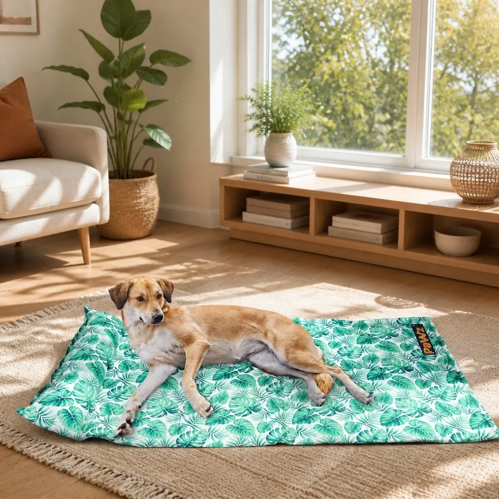 Pet Cooling Mat Cat Dog Gel Self-Cooling Bed Pillow Large Waterproof PVC