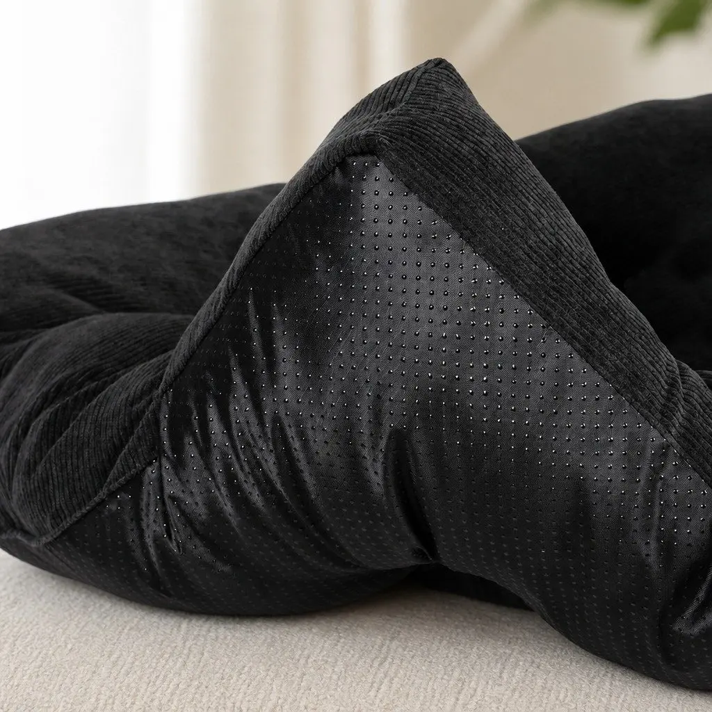Pet Calming Bed Dog Cat Cushion Medium 78cm Machine Washable Tufted Cushion