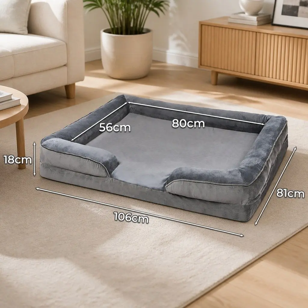 Memory Foam Pet Sofa Bed Orthopaedic XL