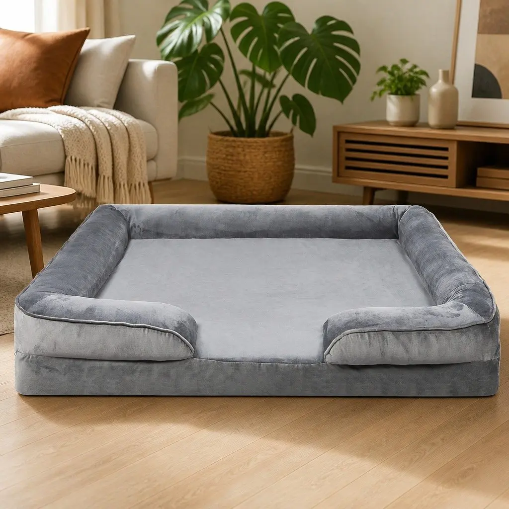 Memory Foam Pet Sofa Bed Cushion XXL Extra Large Dog Cat Orthopedic Sleeping Mat