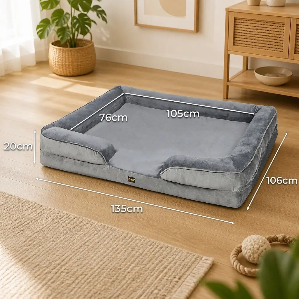 Memory Foam Pet Sofa Bed Cushion XXL Extra Large Dog Cat Orthopedic Sleeping Mat