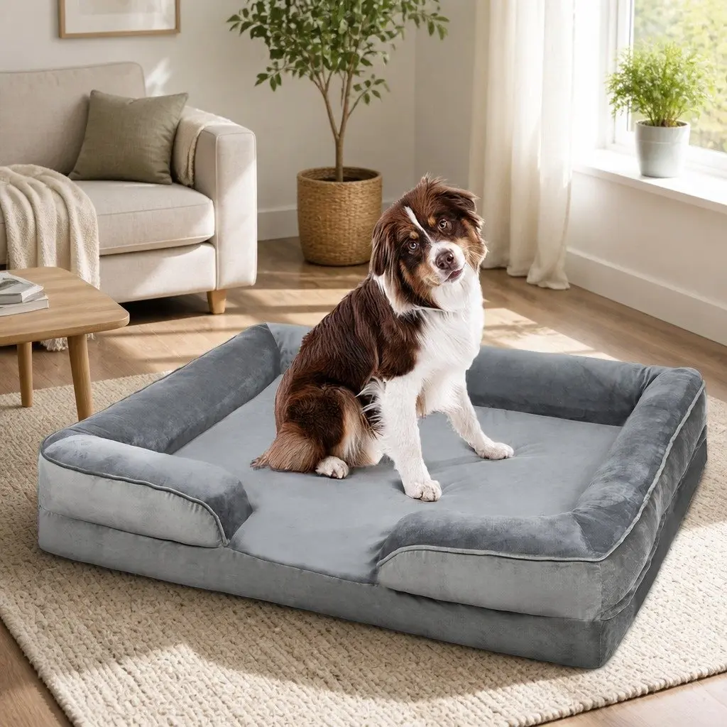 Memory Foam Pet Sofa Bed Cushion XXL Extra Large Dog Cat Orthopedic Sleeping Mat