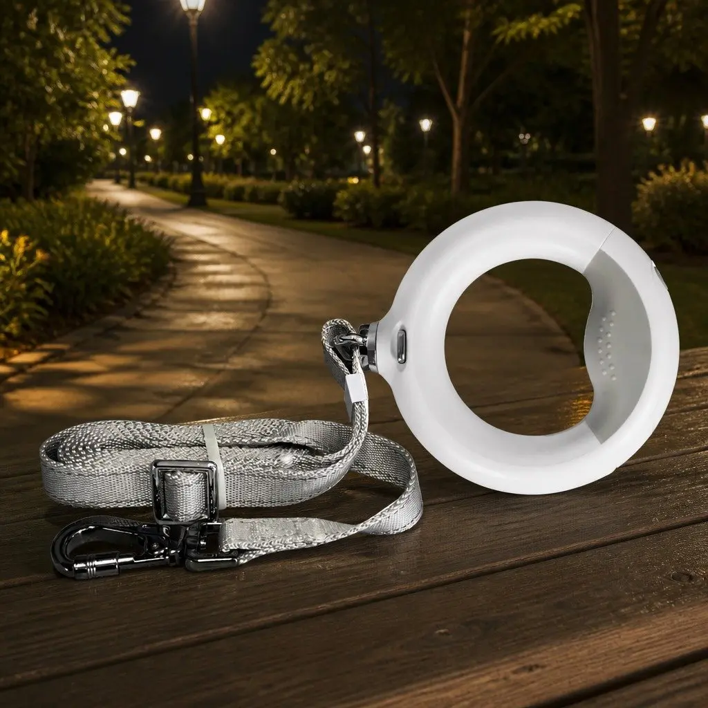 LED Dog Leash for Night Safety