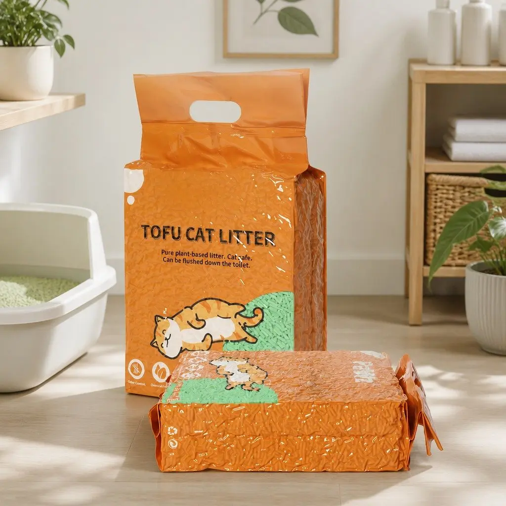 Tofu Cat Litter Clumping Biodegradable Green Tea Scent 2.5kg