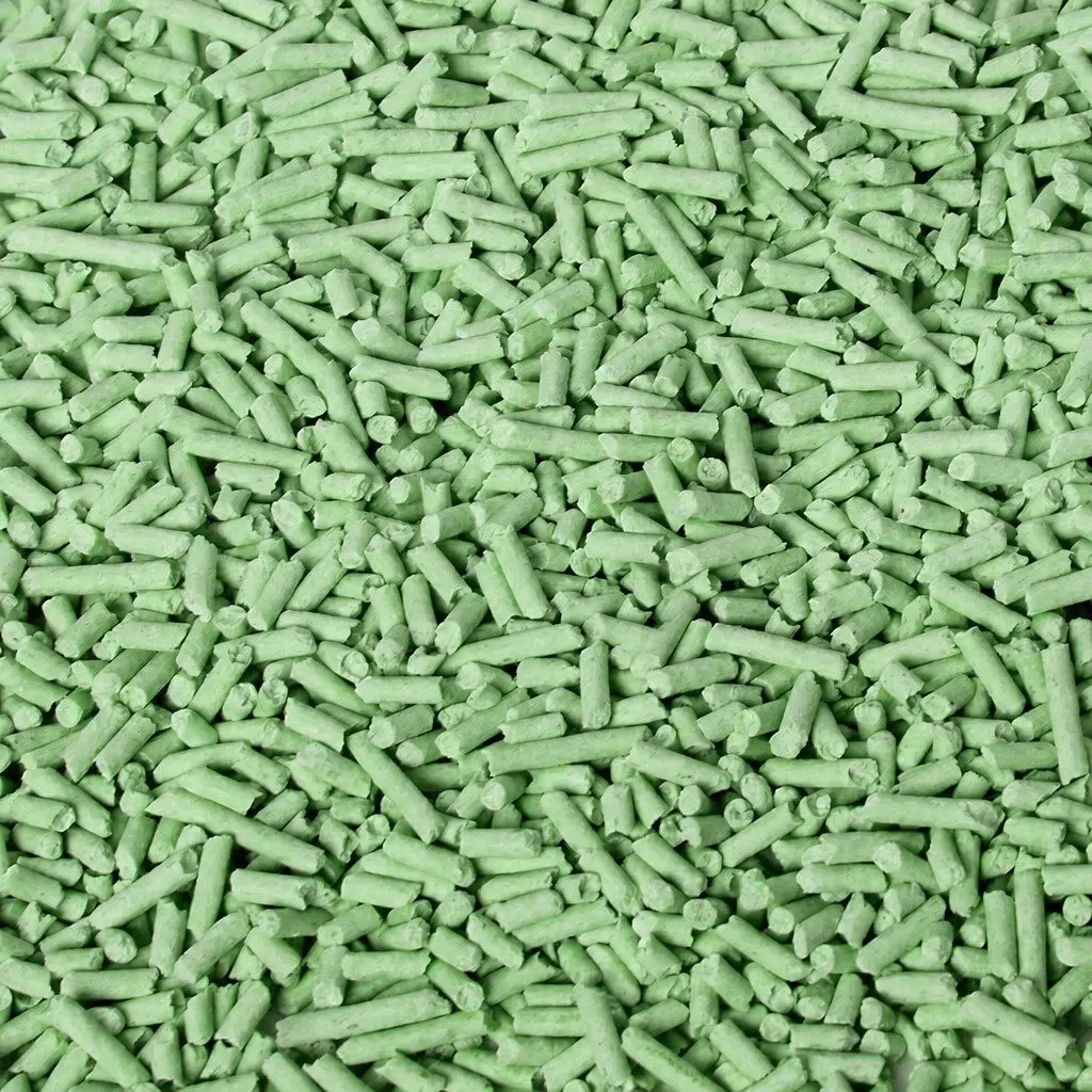 Tofu Cat Litter Clumping Green Tea Odour Control Biodegradable 2.5kg