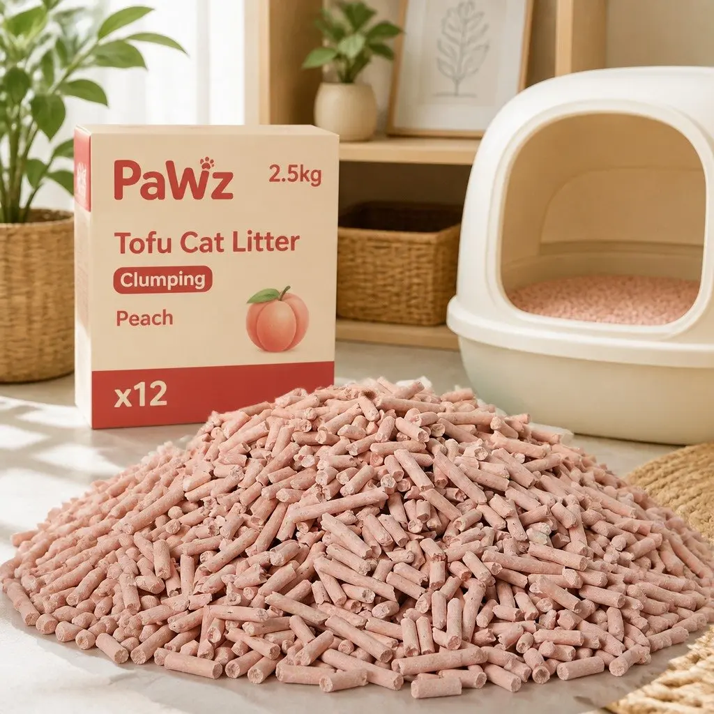 Tofu Cat Litter Biodegradable Peach Scent 2.5kg