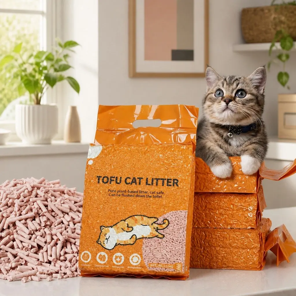 Tofu Cat Litter Biodegradable Peach Scent 2.5kg