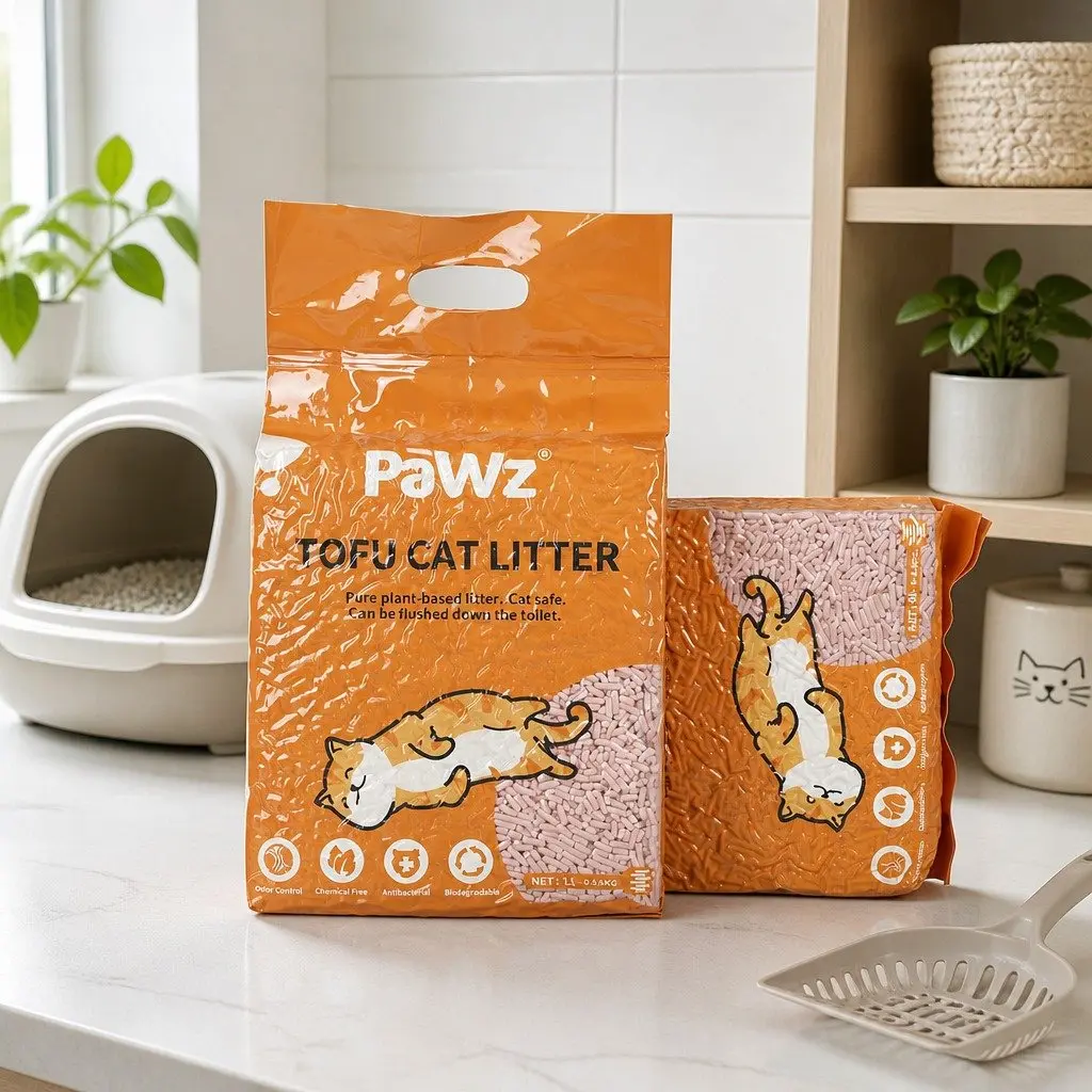 Tofu Cat Litter for Easy Clean-Up and Freshness