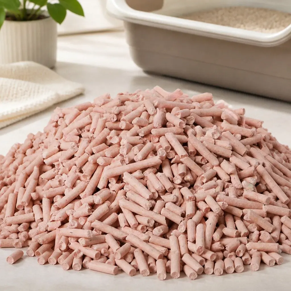 Tofu Cat Litter Biodegradable Clumping Dust-Free 2.5kg Peach Scent