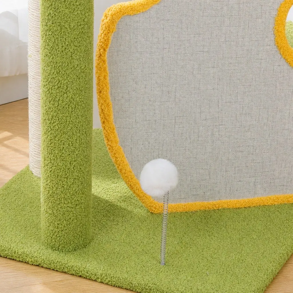 Cat Tree Multi-Level Scratching Climbing Tower 48cm L x 40cm W x 100cm H