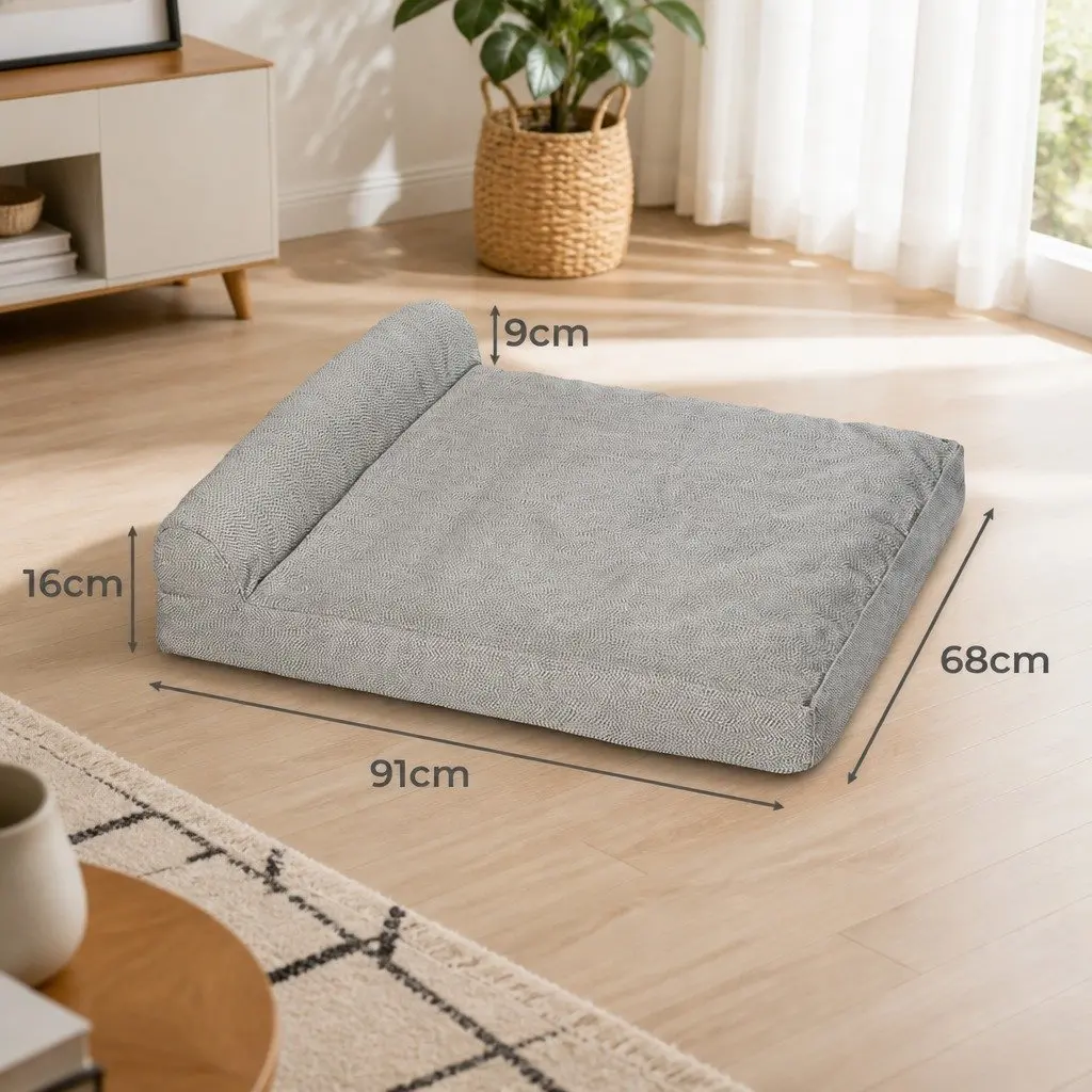 Memory Foam Pet Bed Chew Proof Large Waterproof Dog Cat Cushion