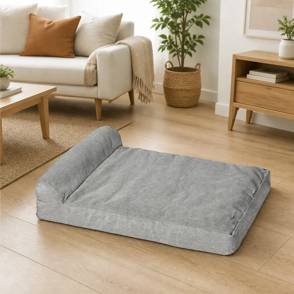 Memory Foam Pet Bed Chew Proof Medium Egg Shape Dog Cat Cushion