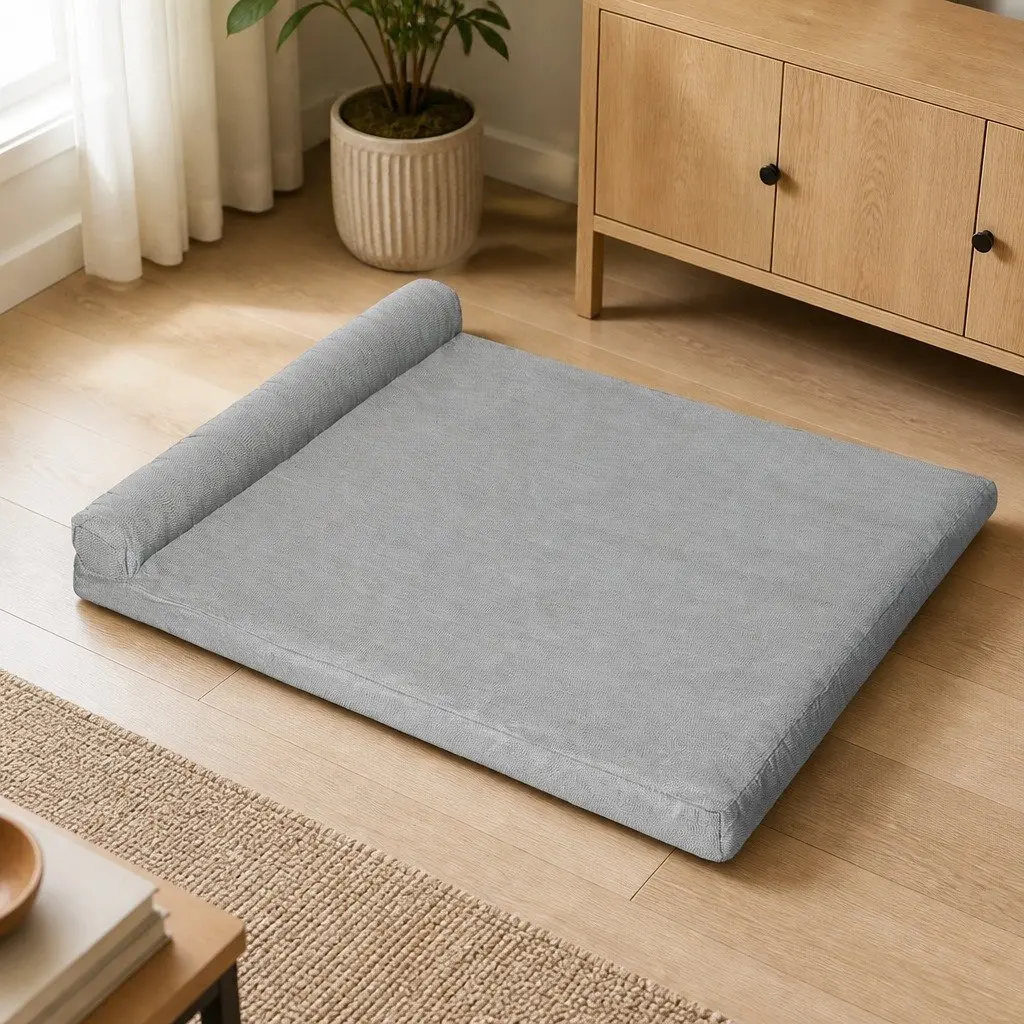 Chew-Proof Memory Foam Pet Bed X-Large Waterproof Dog Cat Cushion Washable