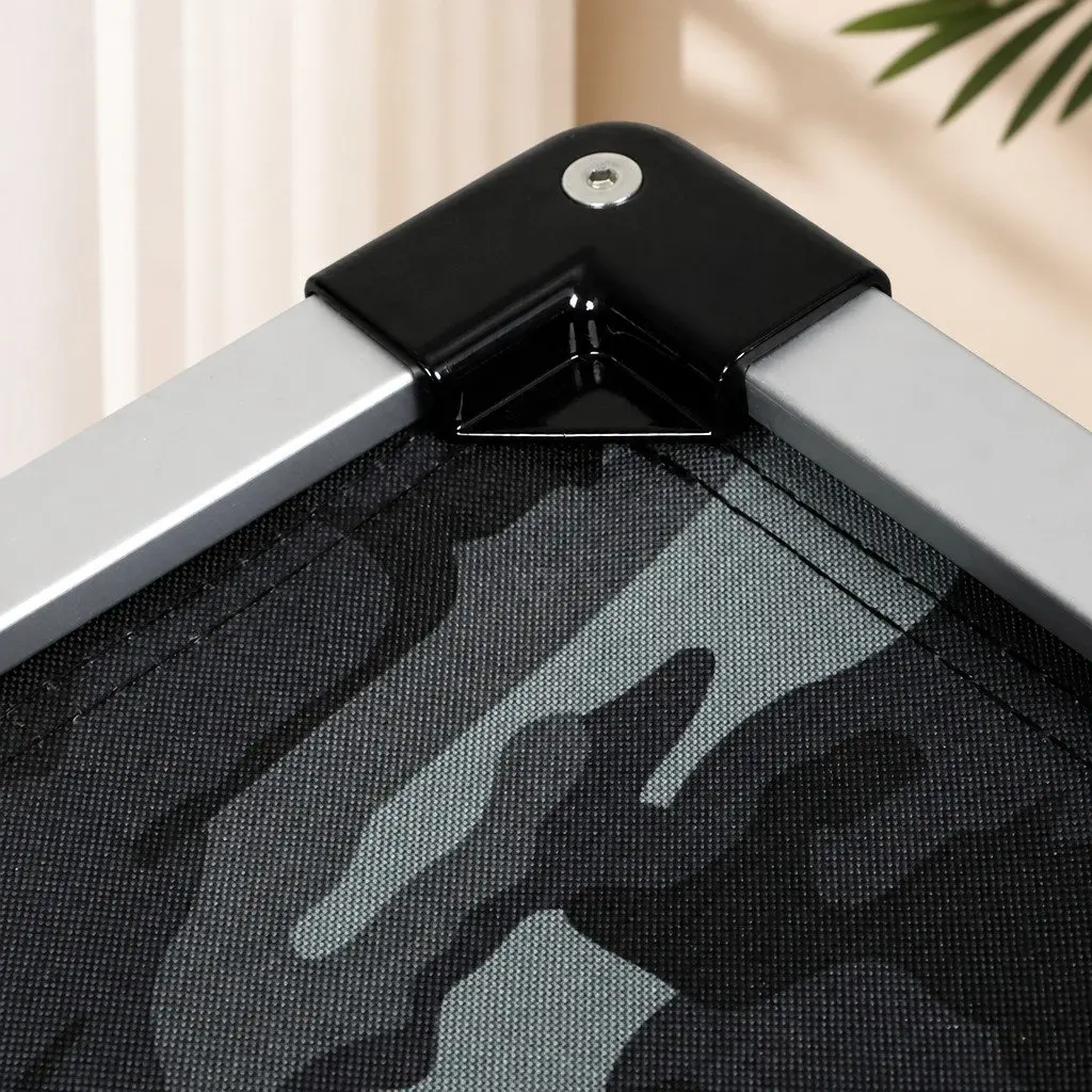 Pet Bed Medium Raised Camouflage Breathable Mesh Frame