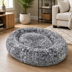 Memory Foam Floor Bed Cushion Adult Nap Daybed Grey Charcoal Removable Cover