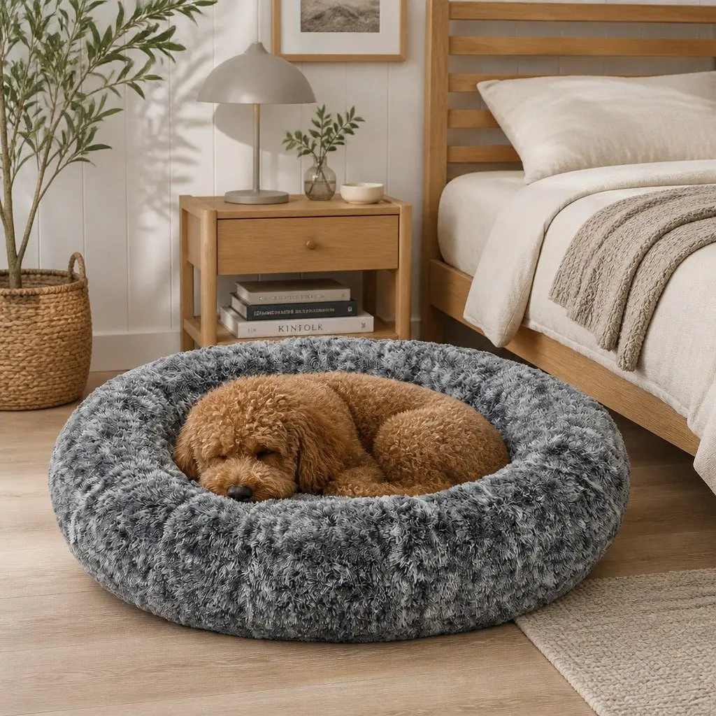 Memory Foam Floor Bed Cushion Charcoal Adult Size Removable Cover