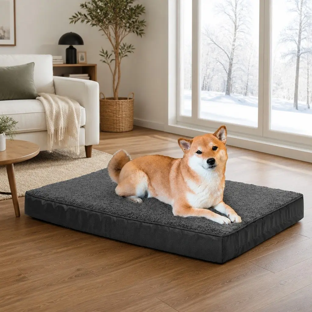 Orthopedic Pet Dog Bed Removable Washable Cover Non-Slip Bottom Foam Cushion XXL