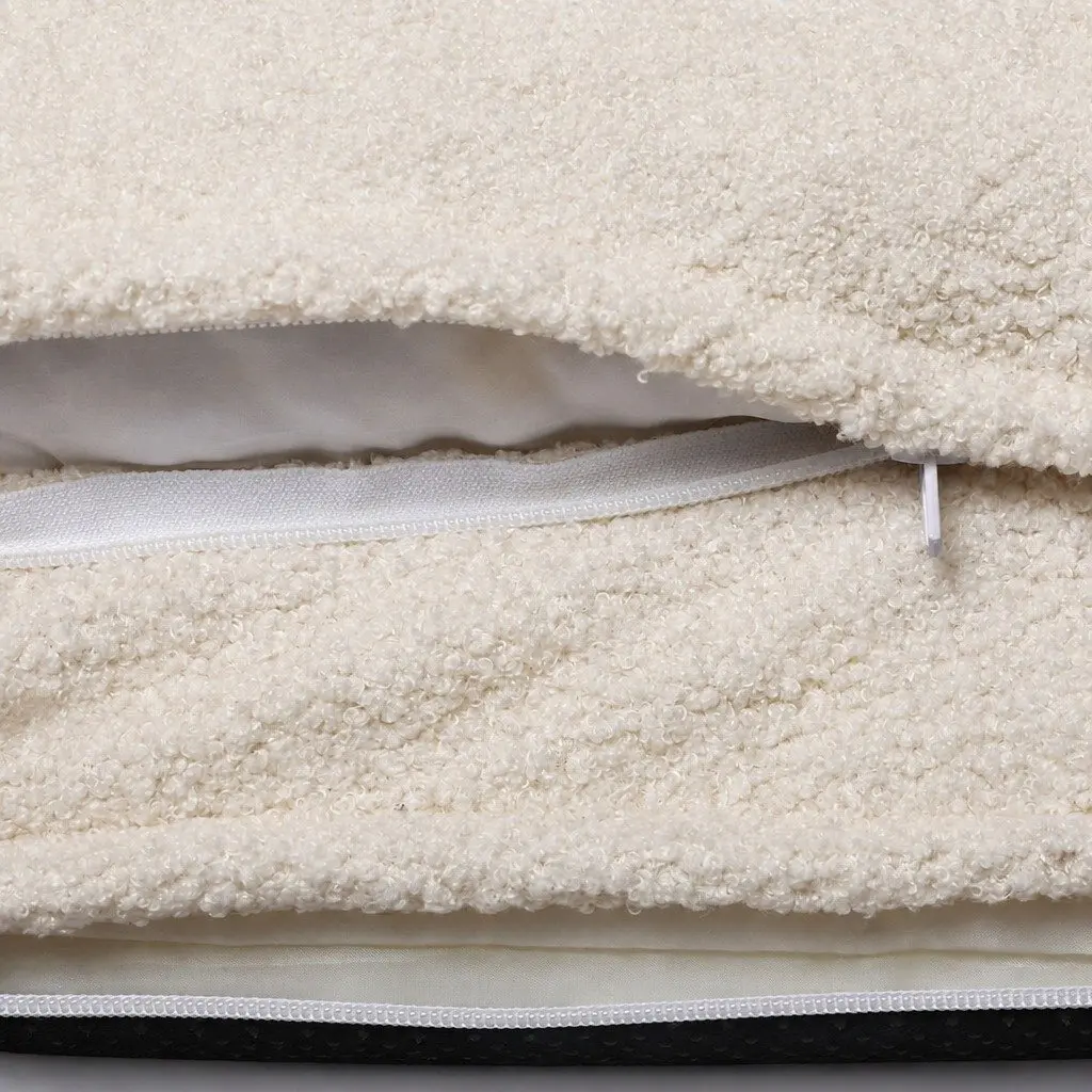 Memory Foam Pet Sofa Bed Orthopaedic Dog Cat Lounger Raised Rim Washable Cover