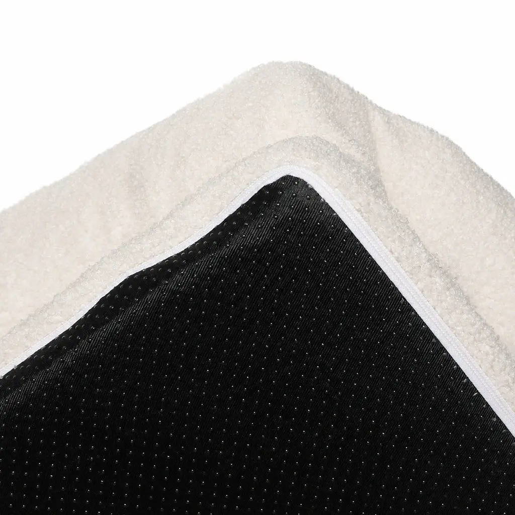 Memory Foam Pet Sofa Bed Orthopedic Dog Cat Lounger Raised Rim Washable Cover