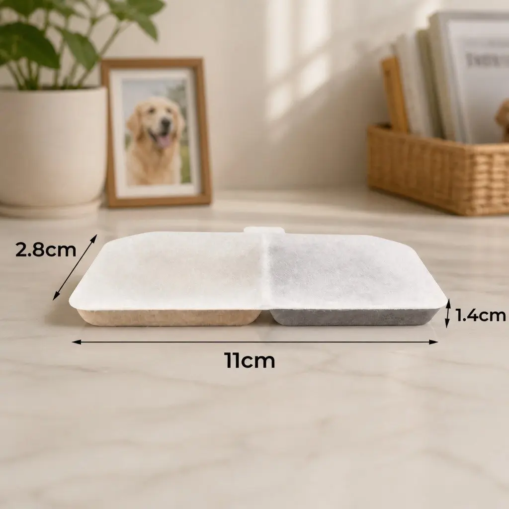 Pet Water Fountain Filter Replacement Cartridge Three-Stage Filtration System
