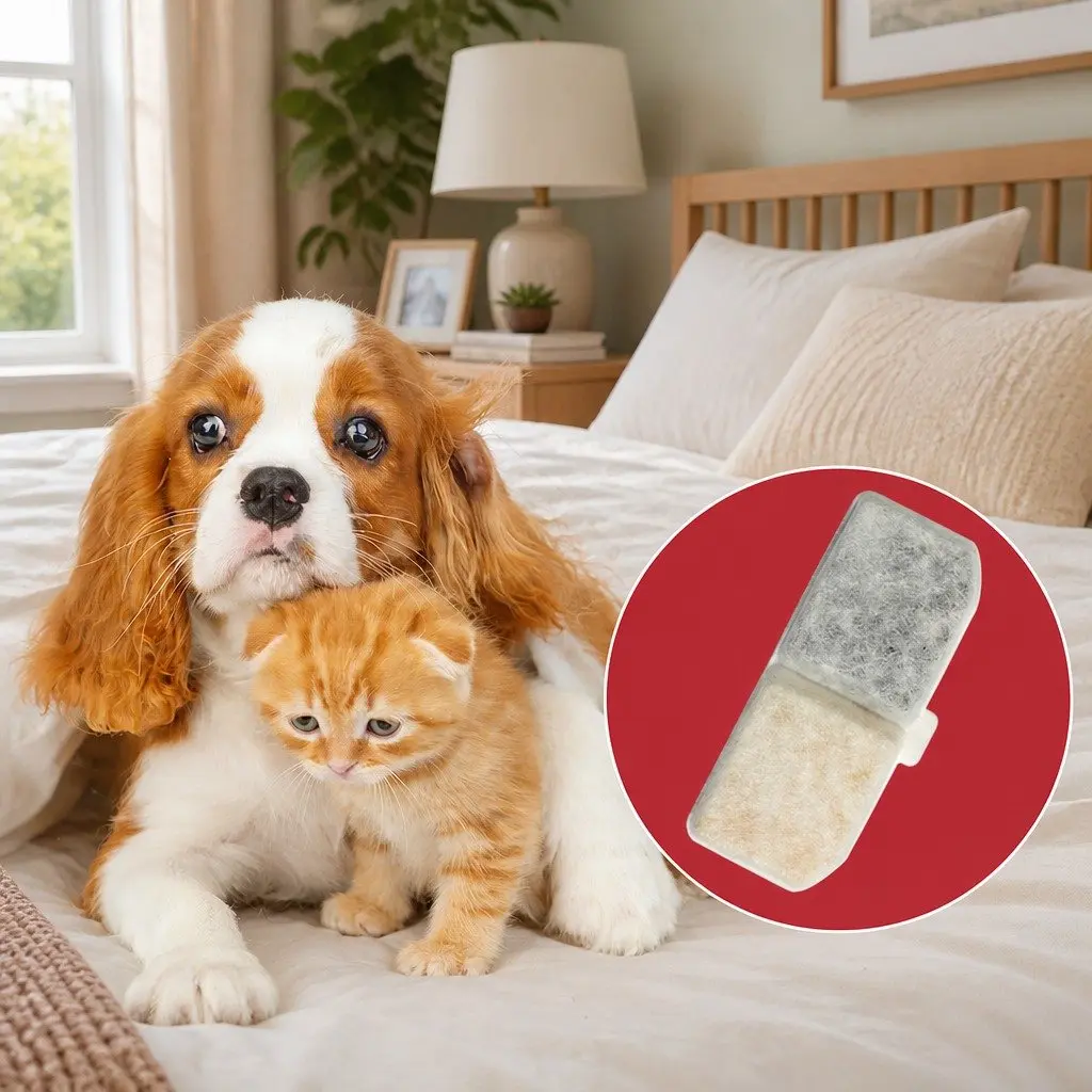 Pet Water Fountain Filter Replacement Cartridge Three-Stage Filtration System