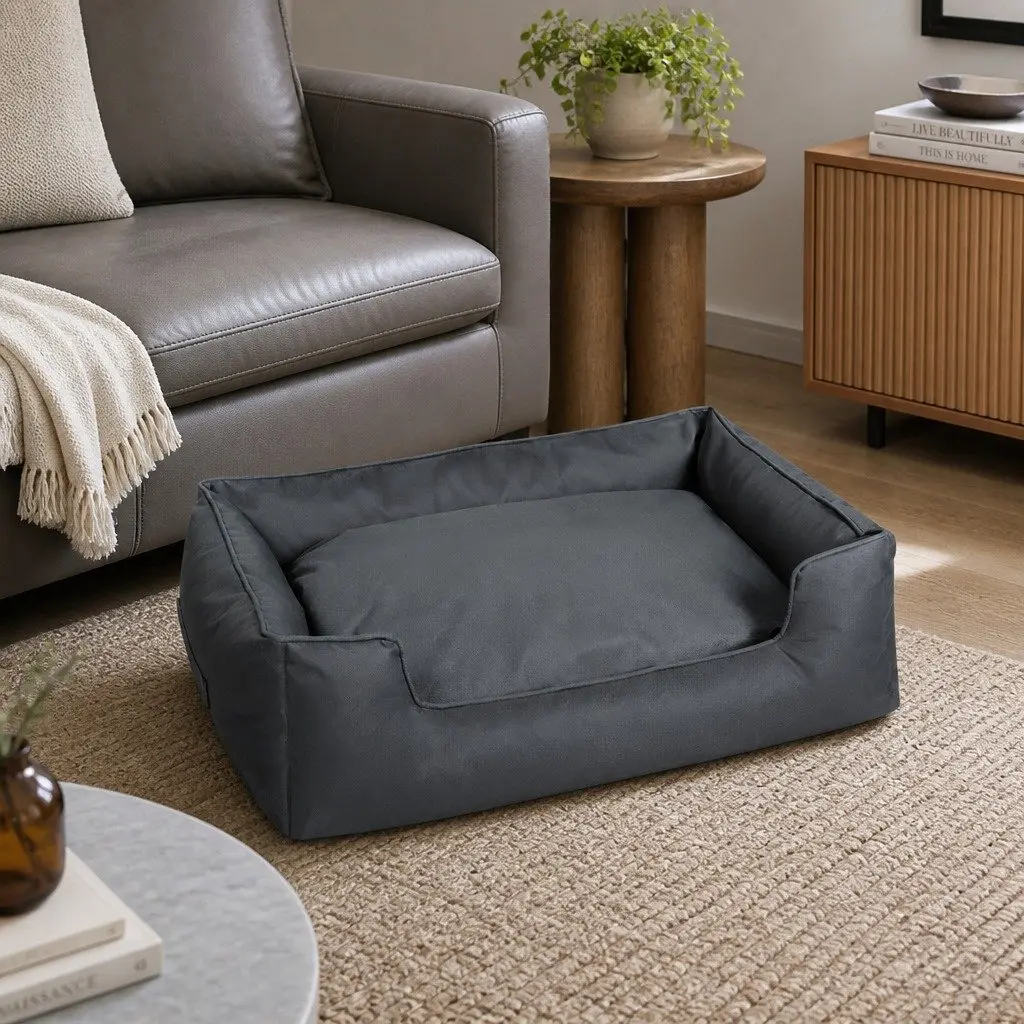 Waterproof Pet Dog Calming Bed Oxford Cloth Portable Sleeping Mat 90cm x 75cm x 24cm