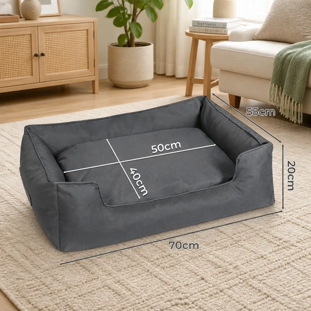 Waterproof Pet Dog Bed Calming Orthopedic Sleeping Mat 70cm x 55cm x 20cm