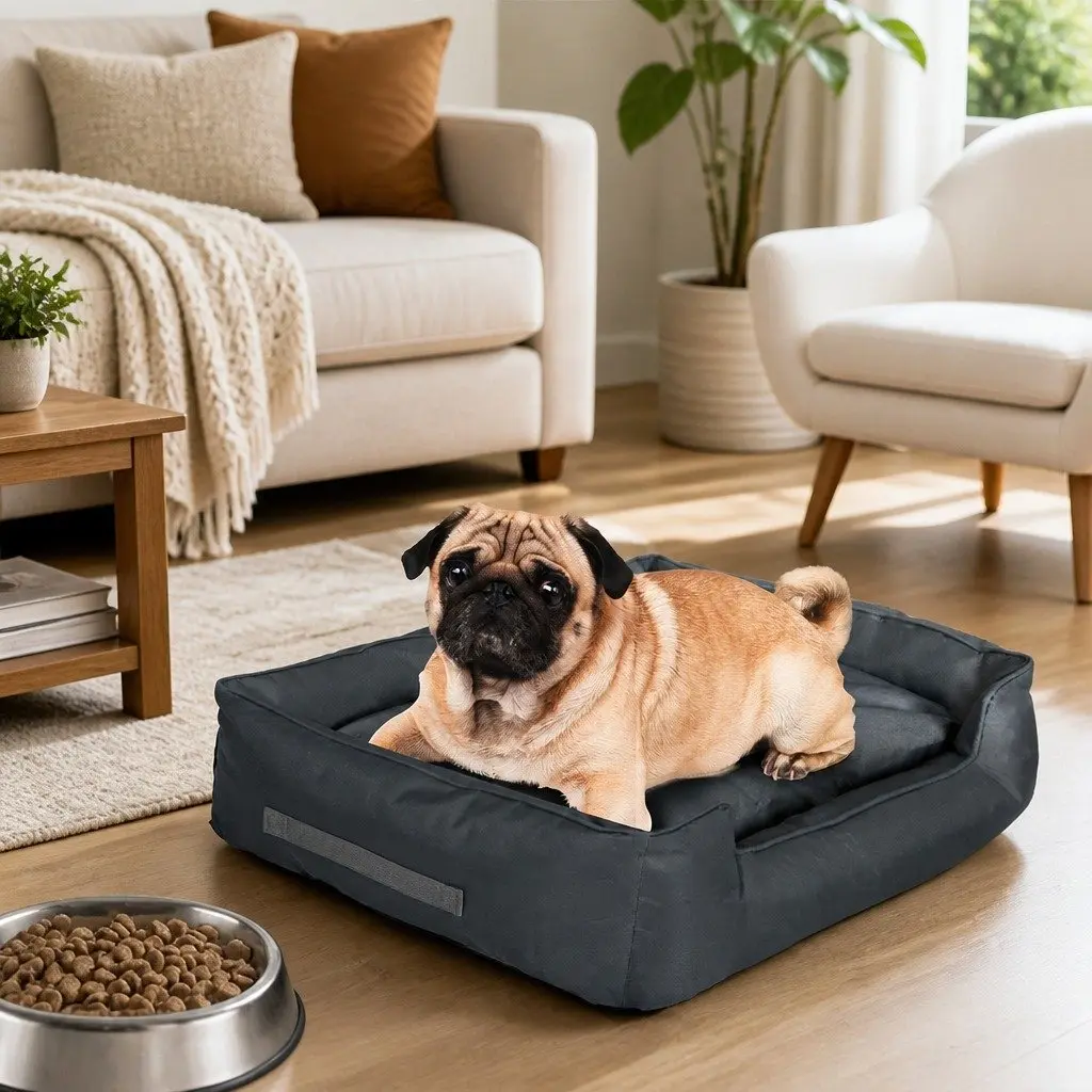 Waterproof Pet Dog Bed Calming Orthopedic Sleeping Mat 70cm x 55cm x 20cm