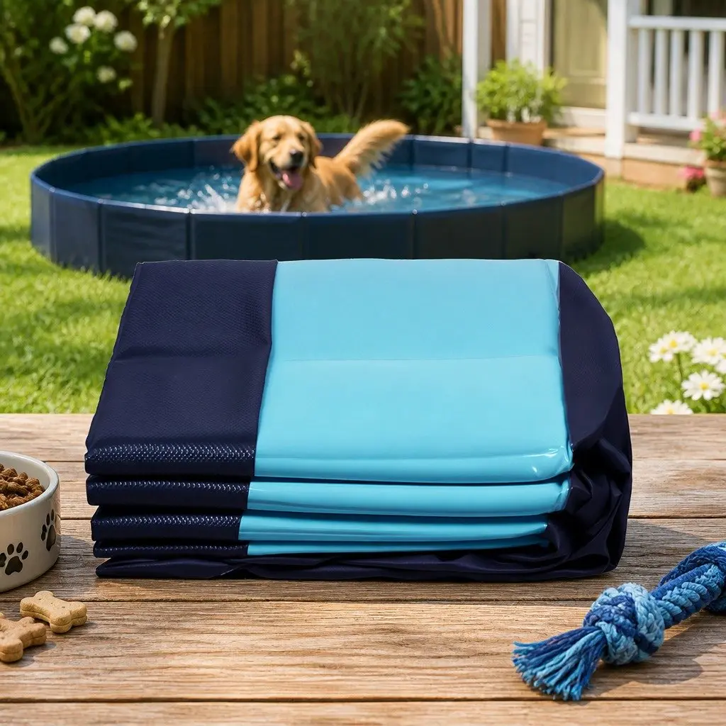 Interactive Folding Pet Pool for Dogs and Kids