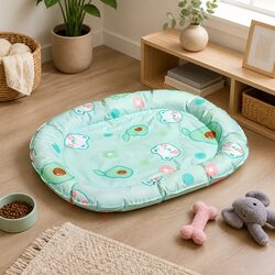 Pet Cooling Mat S Size Green Gel Support Pillow Waterproof Dog Cat Summer Rest