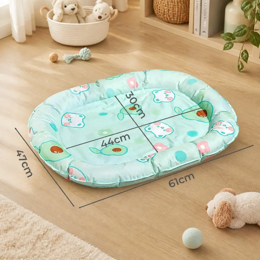 Pet Cooling Mat Rapid Cooling Technology S Green Waterproof