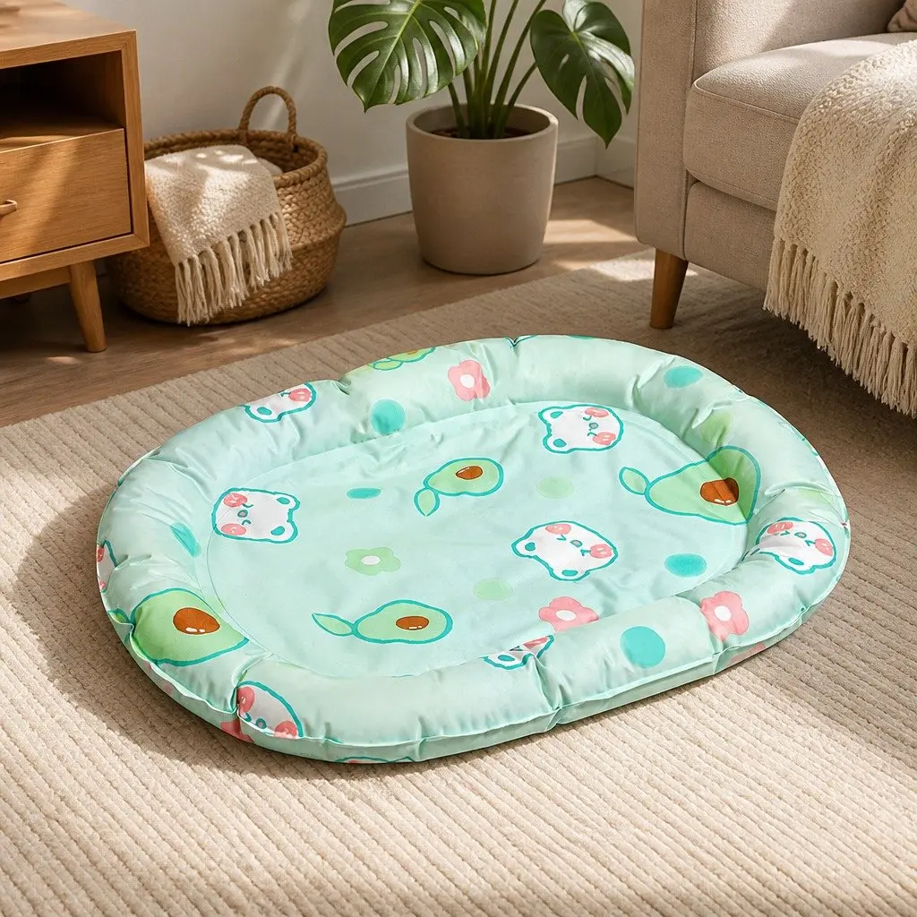 Pet Cooling Mat Rapid Cooling Technology S Green Waterproof