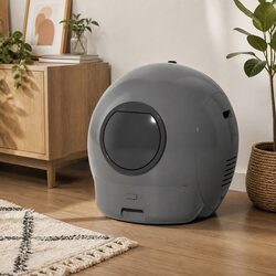 Automatic Self-Cleaning Cat Litter Box Large Wi-Fi App Control Smart Grey