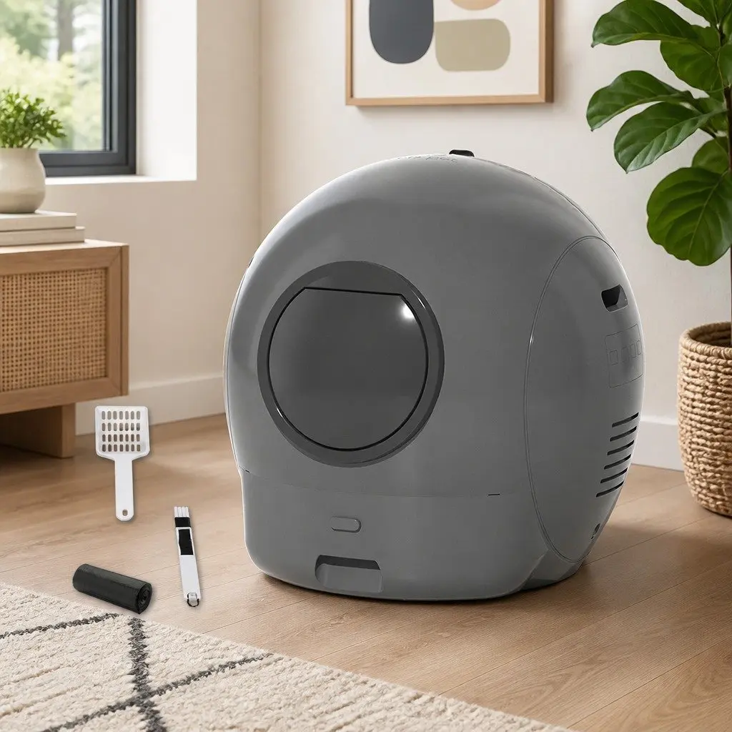 Self-Cleaning Cat Litter Box