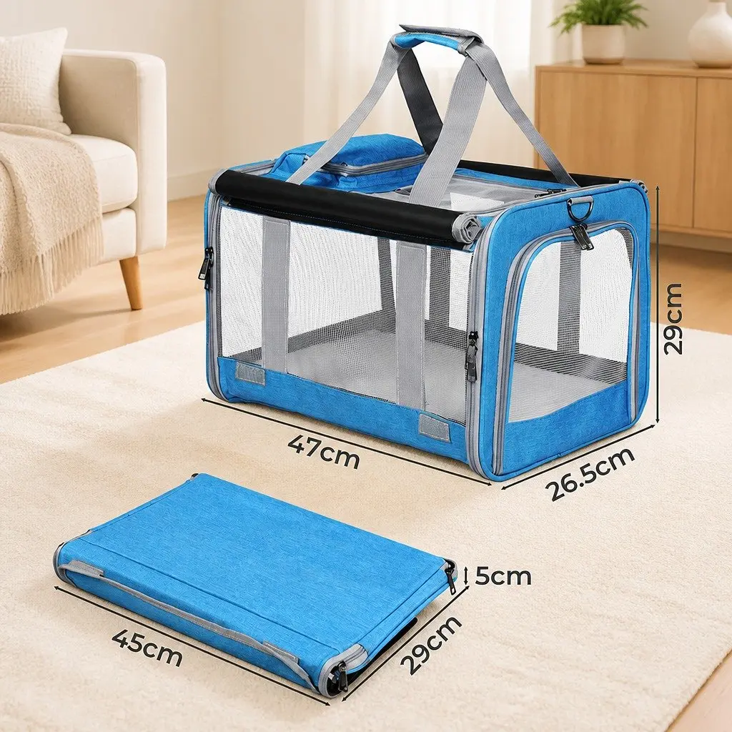 Pet Carrier Bag Portable 3 in 1 M Size Shoulder Handbag Crossbody for Dog Cat